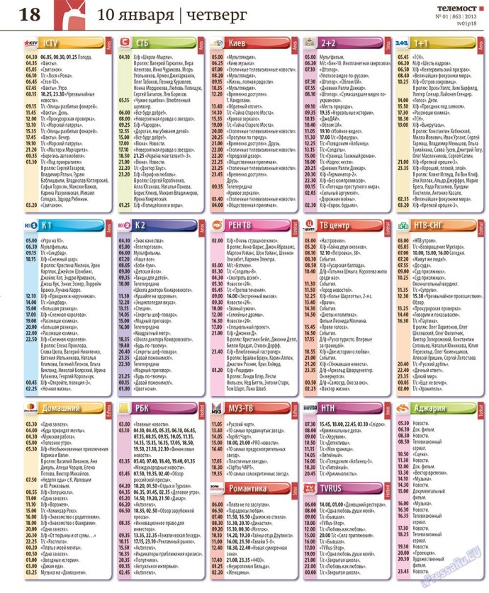 Солнце программа передач