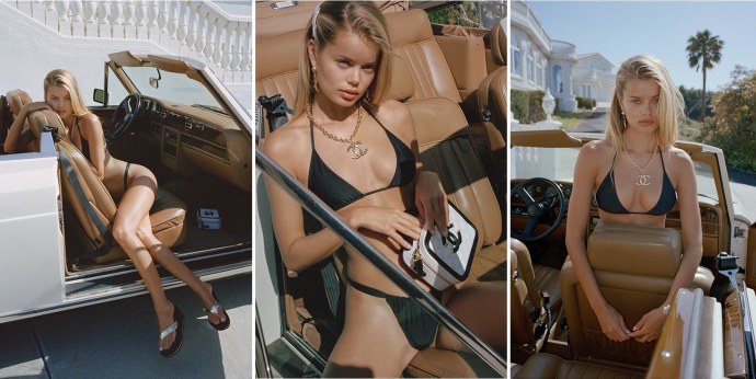 Фрида Аасен на яхте