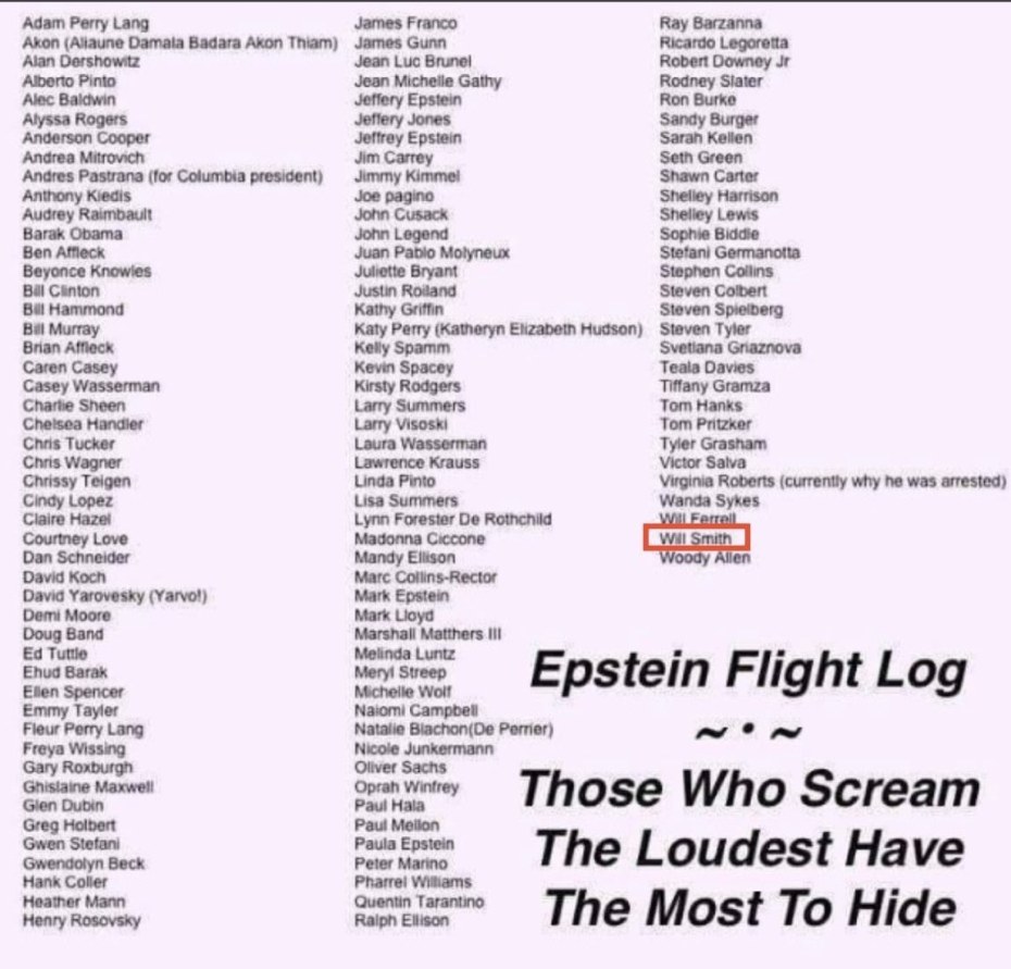 Джеффри Эпштейн остров список гостей