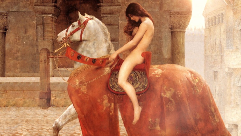 Голая наездница леди Годива