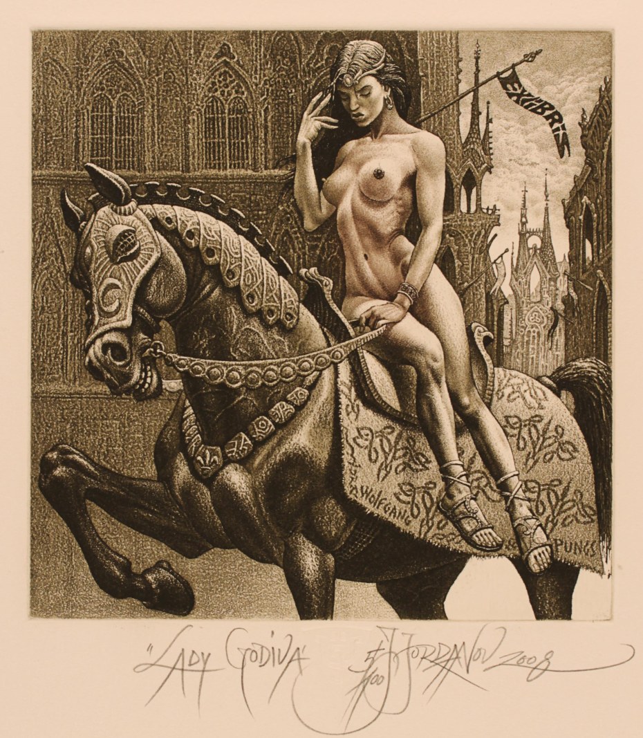 Наездница голая на лошади