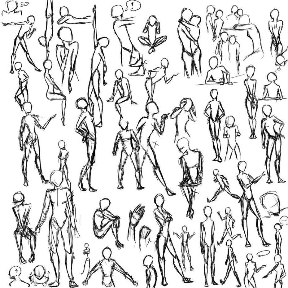 Боевые позы 3d