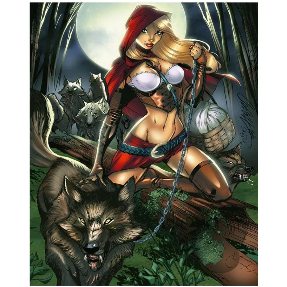 Скотт Кэмпбелл красная шапочка