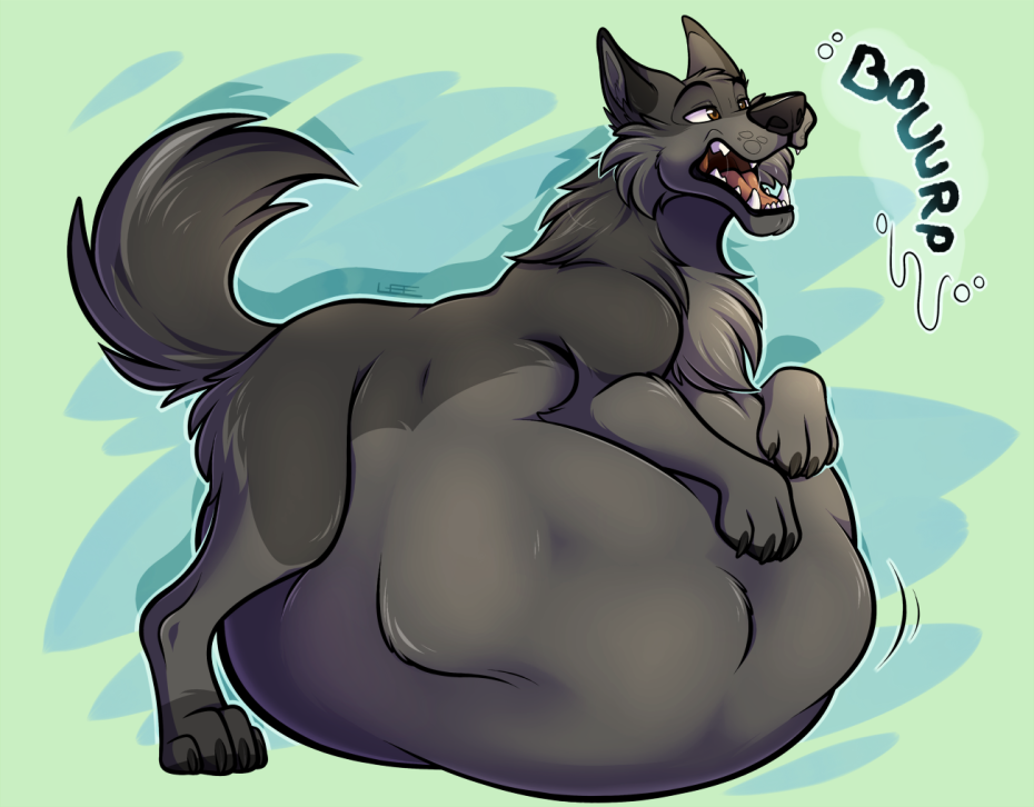 Wolf Vore belly