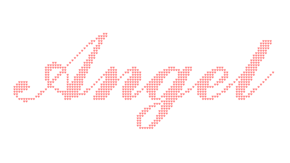 Надпись ангел