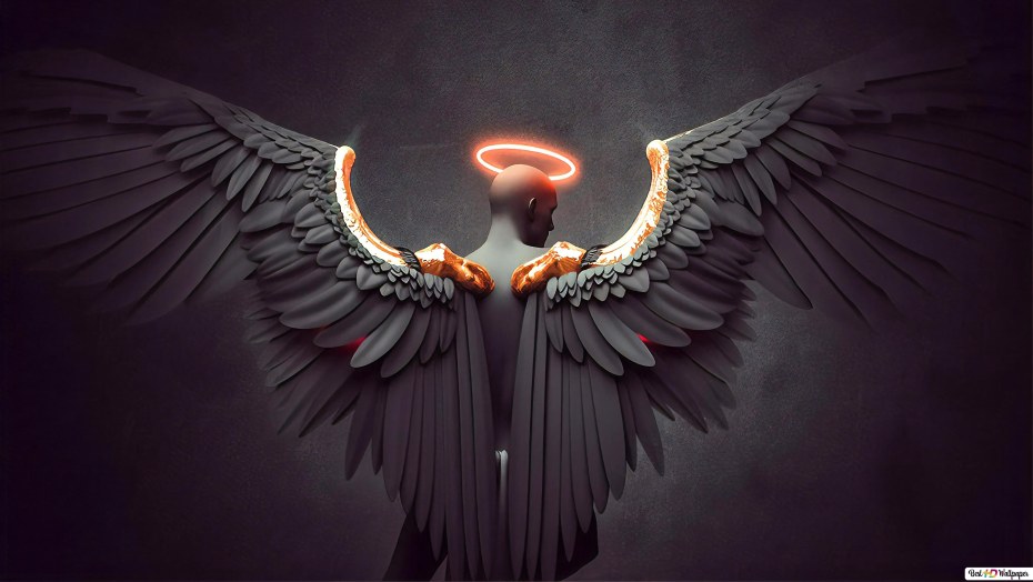 Ангел с крыльями