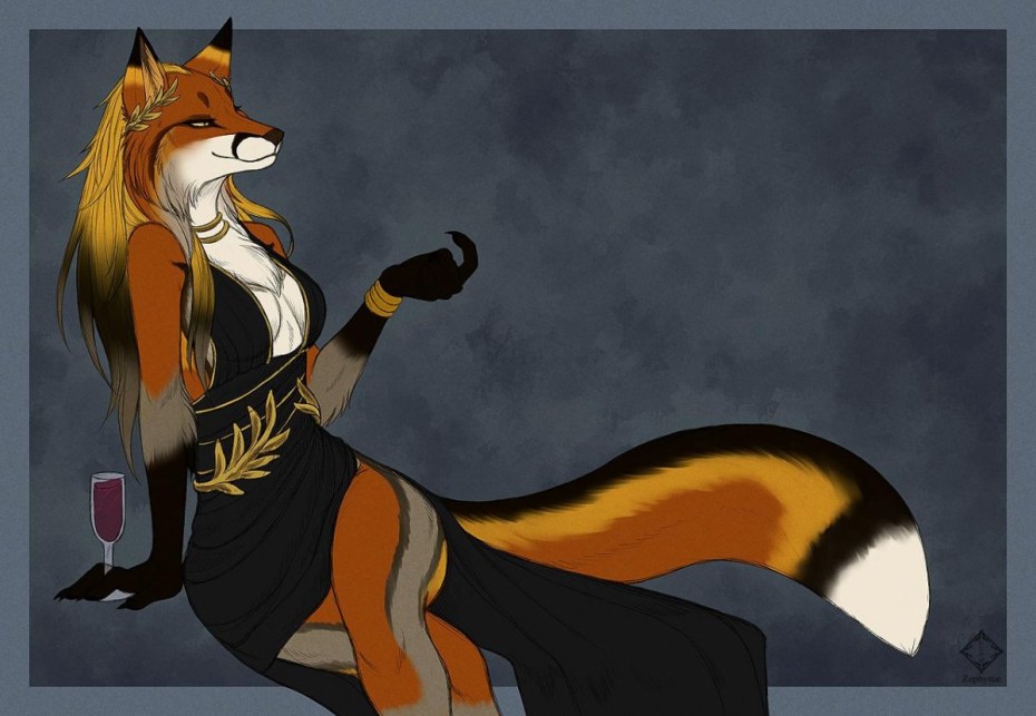 Фурри Лис в профиль