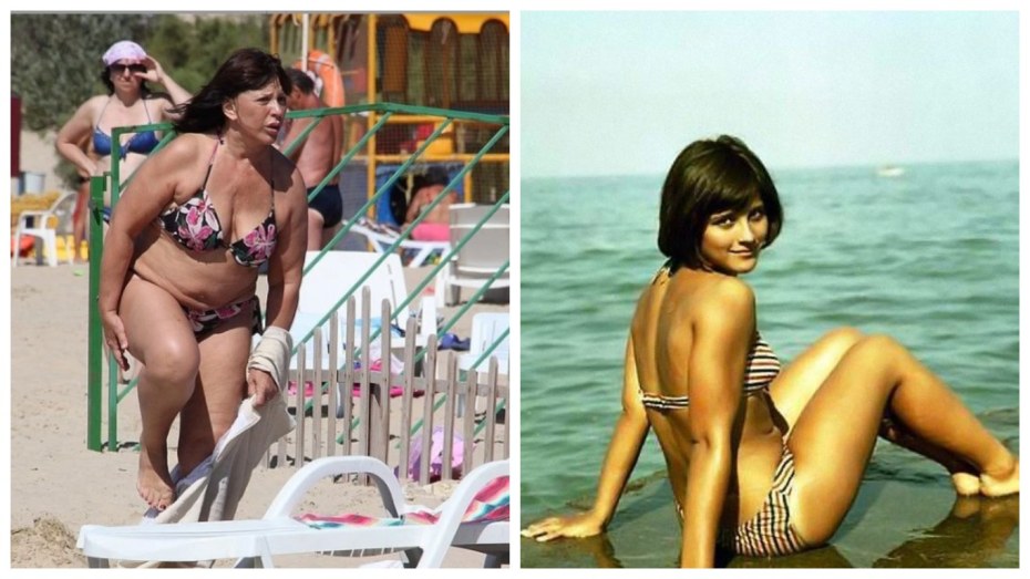 Наталья Варлей в купальнике