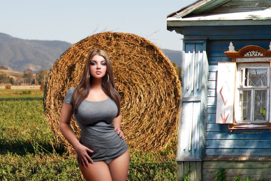 Деревенские девушки с большой грудью