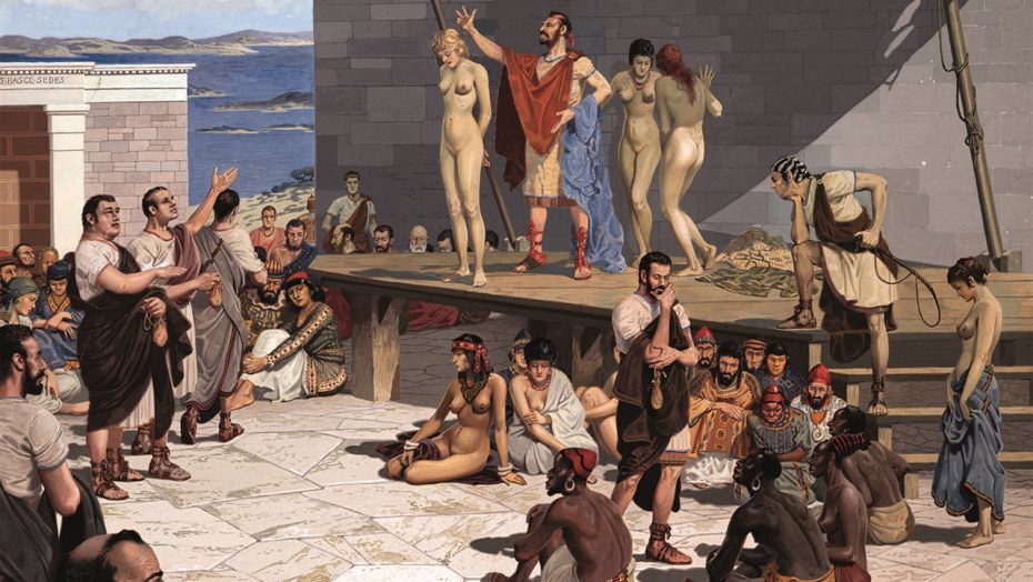 Жан Леон Жером рынок рабов в Риме