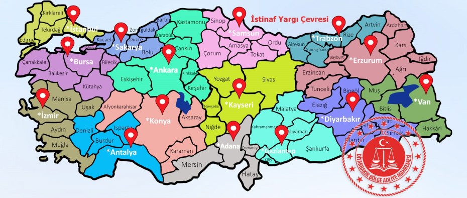 Маниса Амасья Конья Кютахья на карте