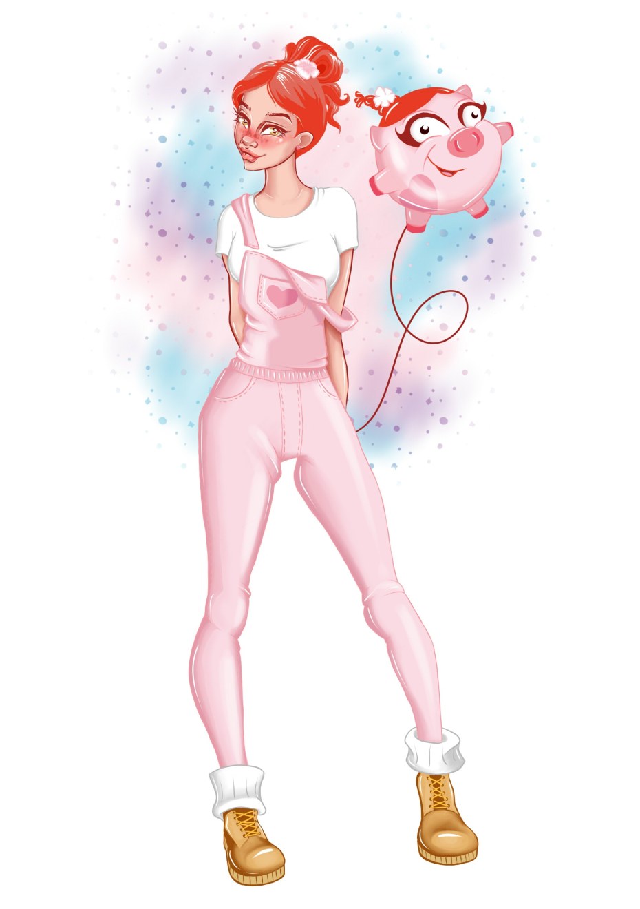 Очертания беременной женщины