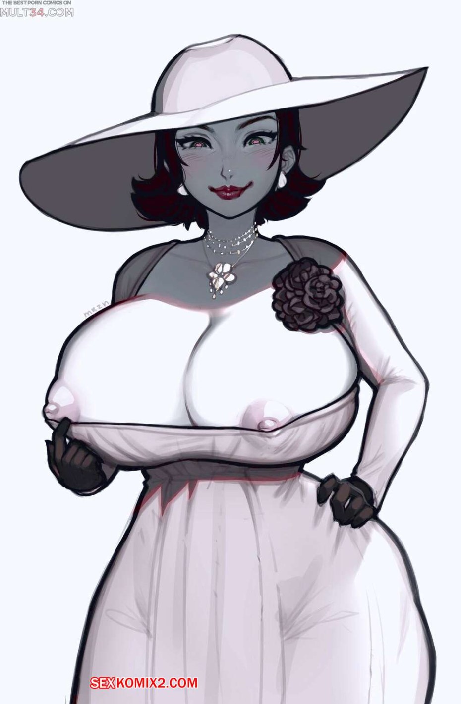 Resident Evil 8 Village Alcina Dimitrescu tits