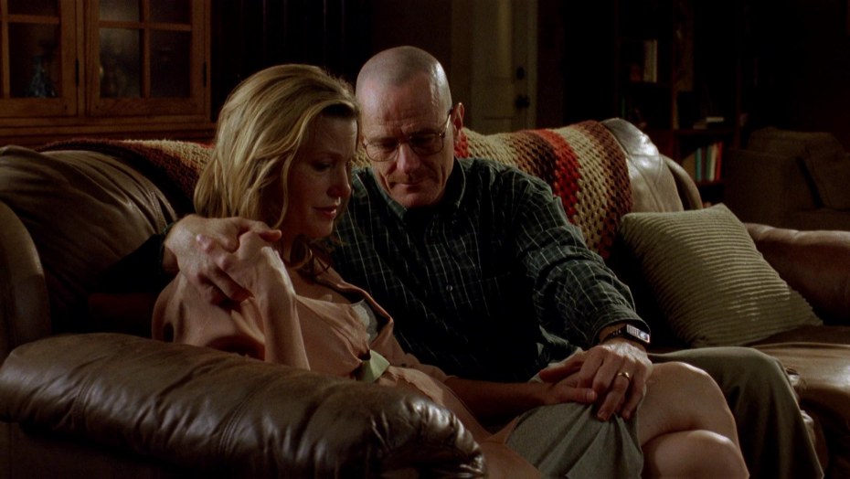 Скайлер Уолтер и Джесси в постели