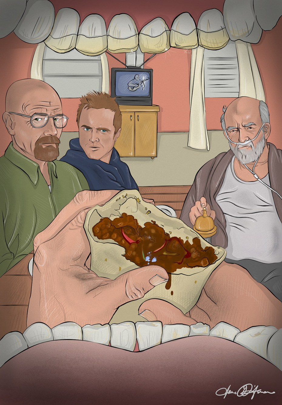 Уолтер Уайт и Джесси яой