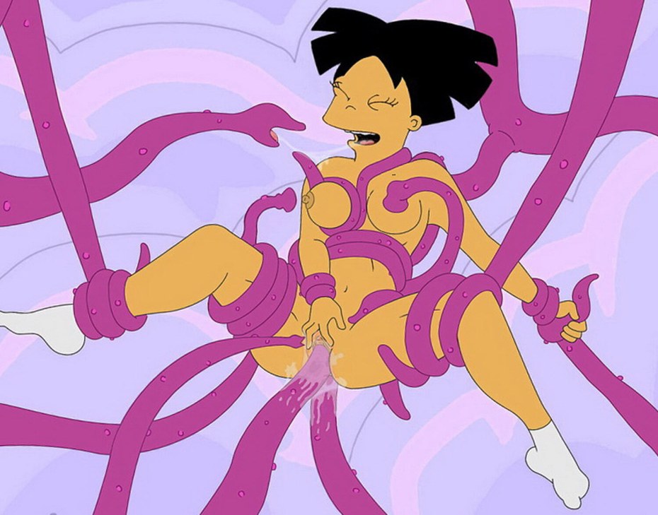 Голая Эми Вонг из Футурамы