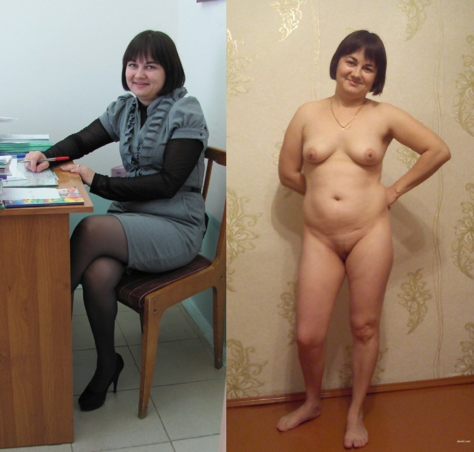 Зрелая одетая раздетая