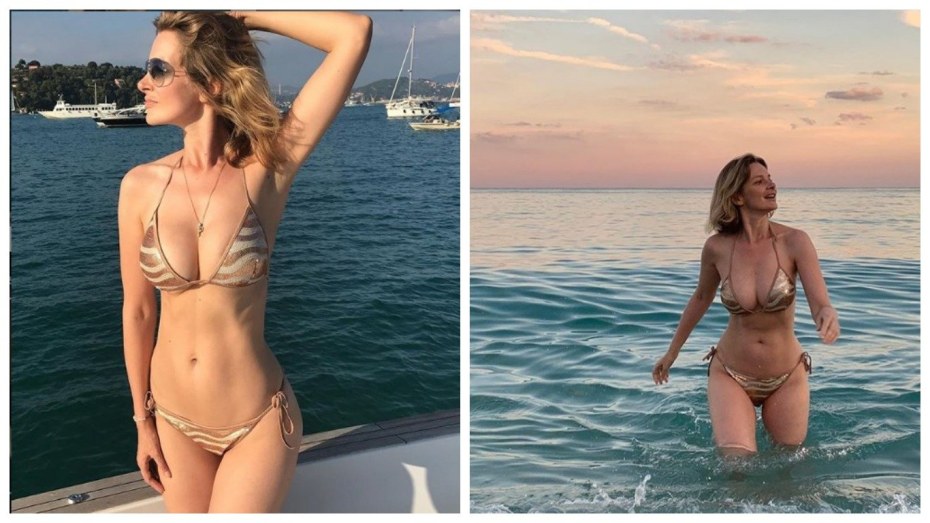 Александра Флоринская в купальнике