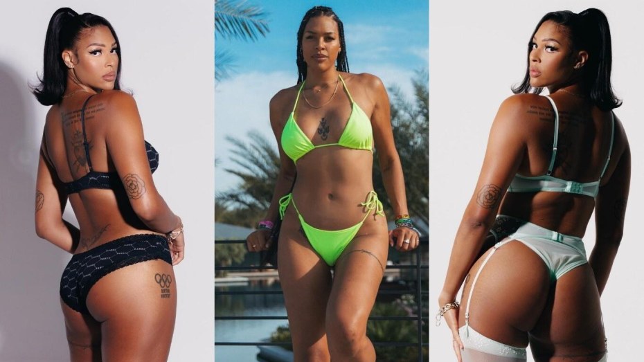 Австралийская баскетболистка Элизабет Кембридж в бикини