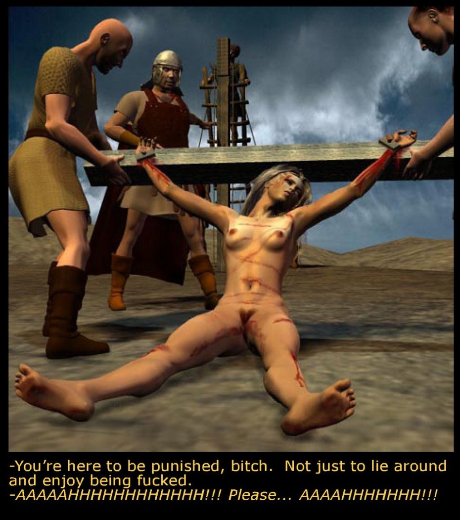 Казнь амазонки Флавии 3д - бдсм