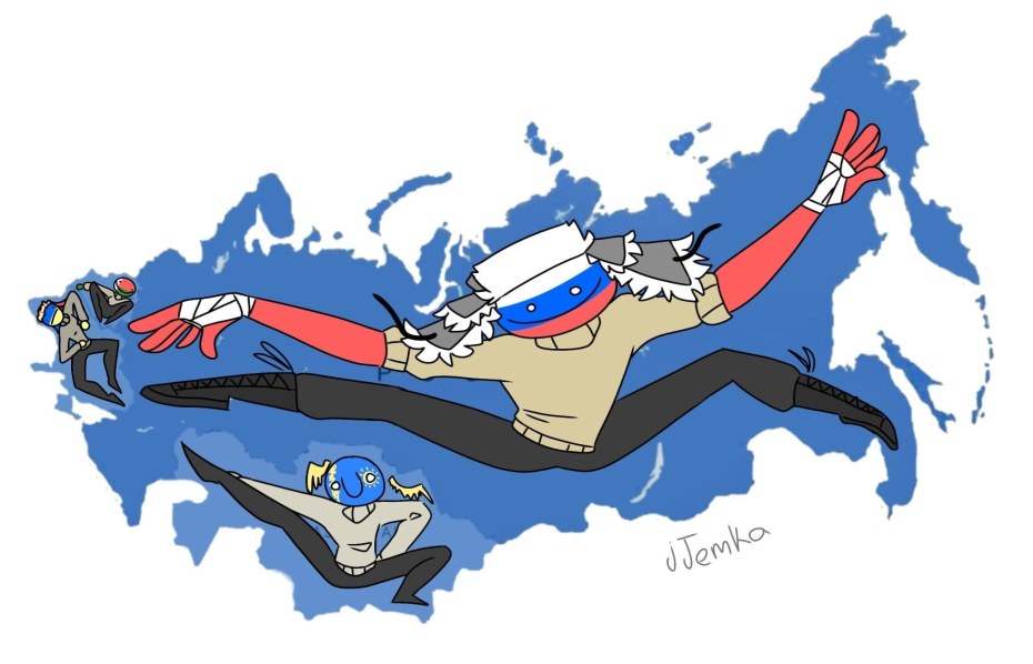 Countryhumans Казахстан и Россия