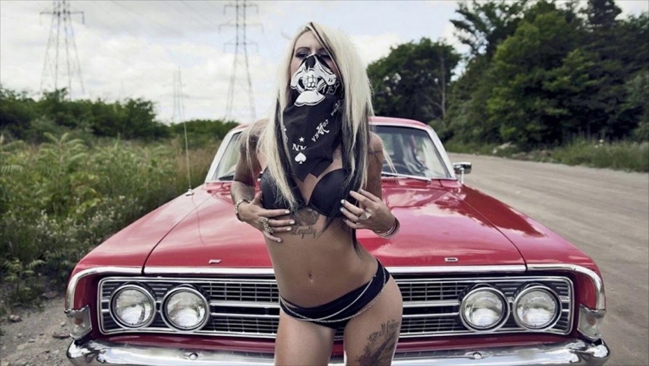 Девушка гангста