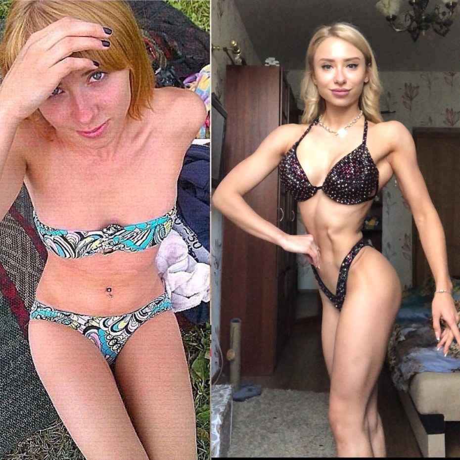 Девушка в купальнике бершка