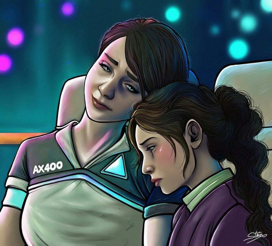 Detroit become Human Кэра и Алиса