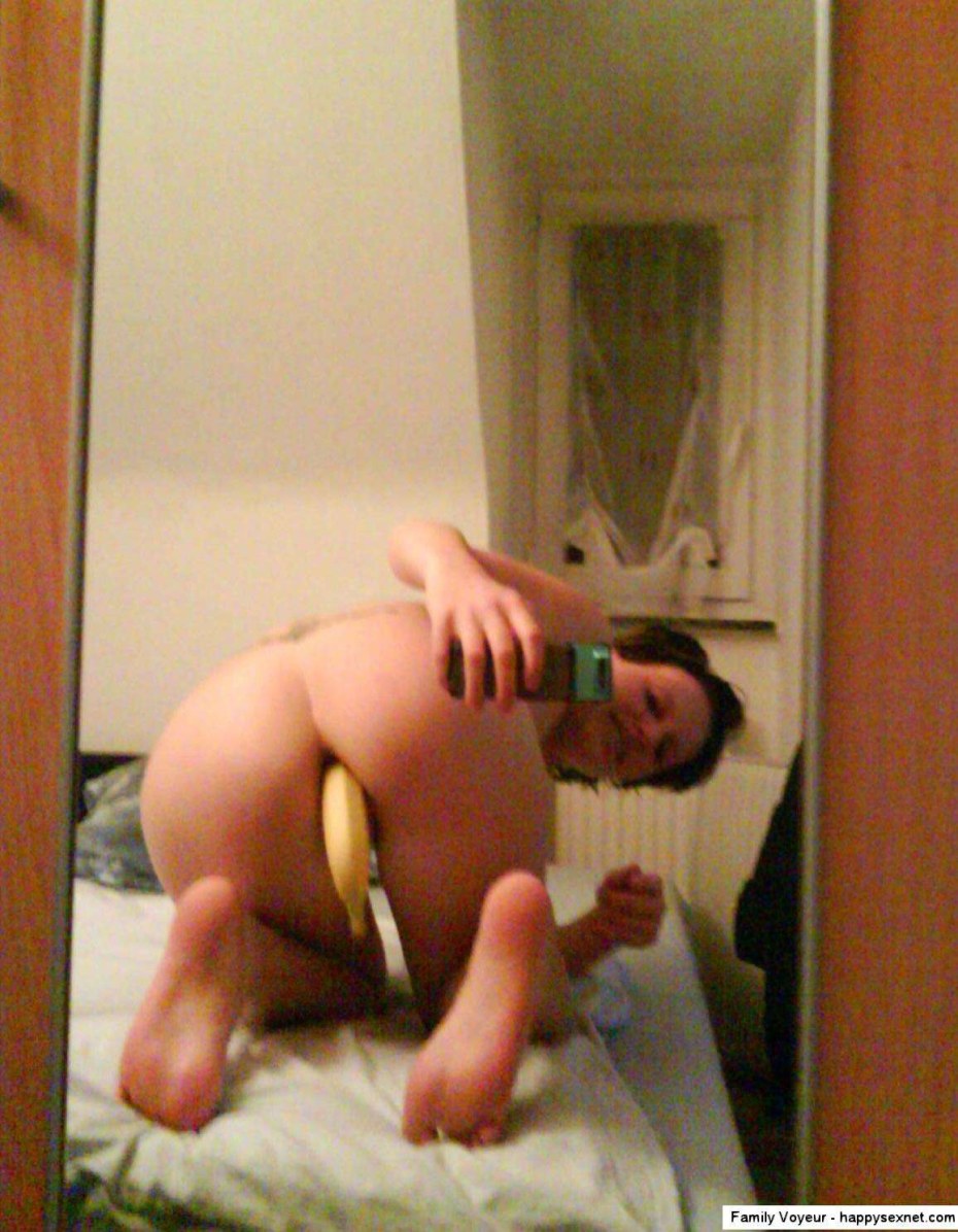 Домашний анал перед зеркалом
