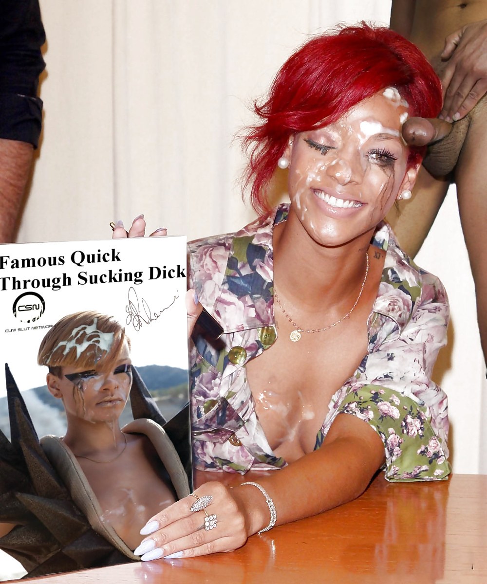 Rihanna sucking