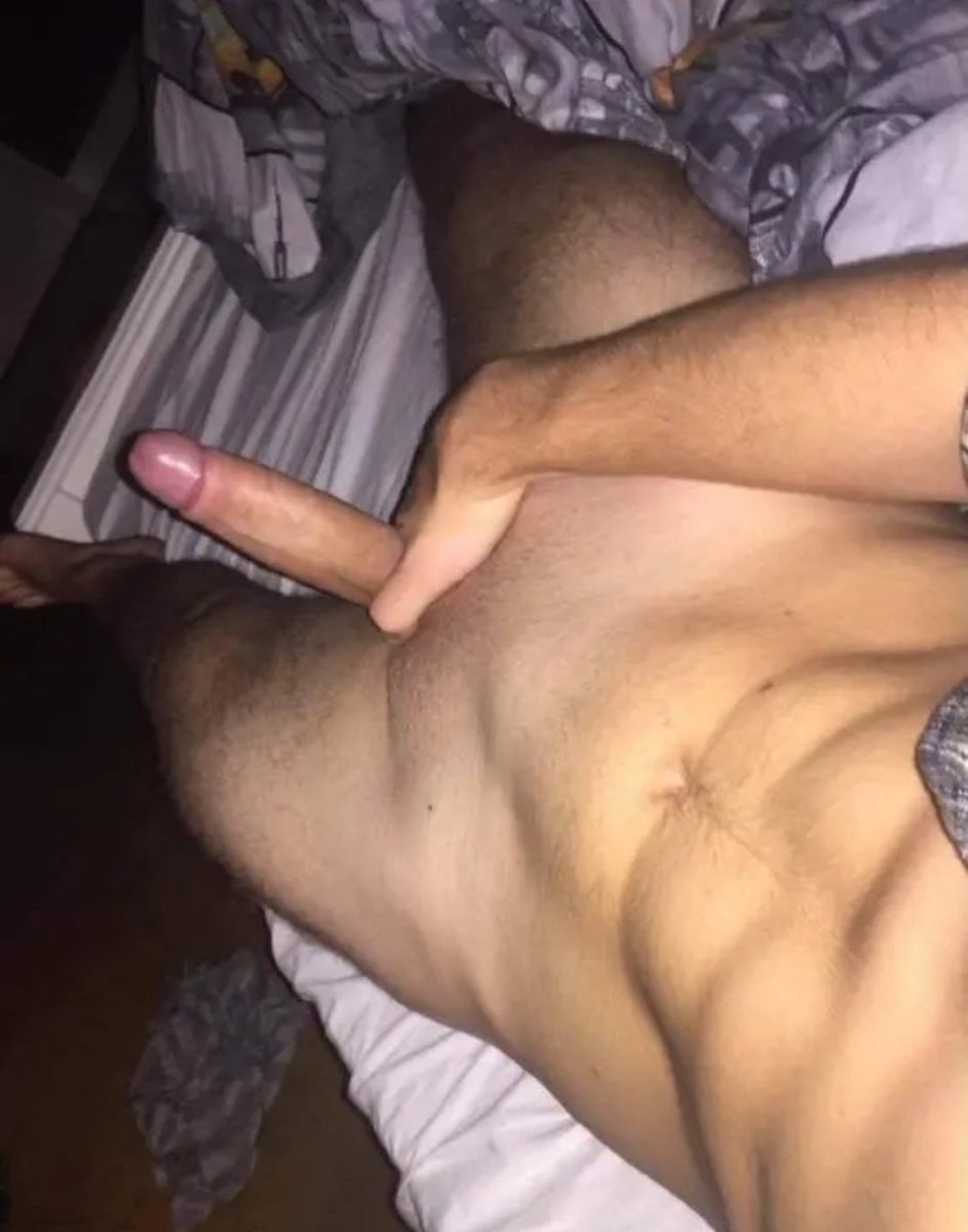 Naked dick on bed