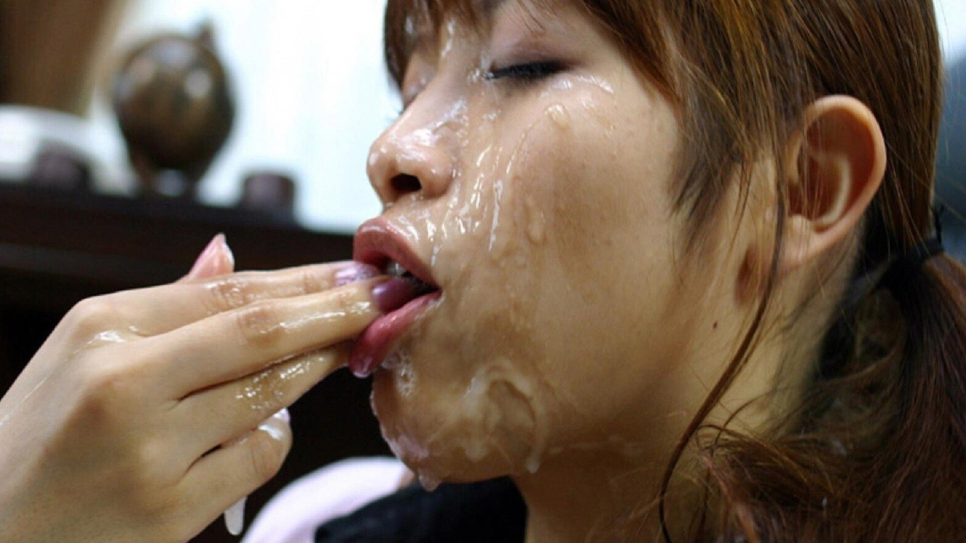 японки сперма на лице видео фото 10