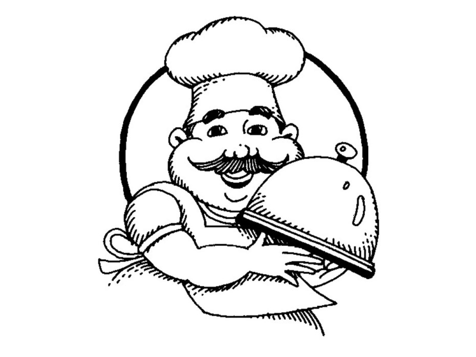 Трафарет повара