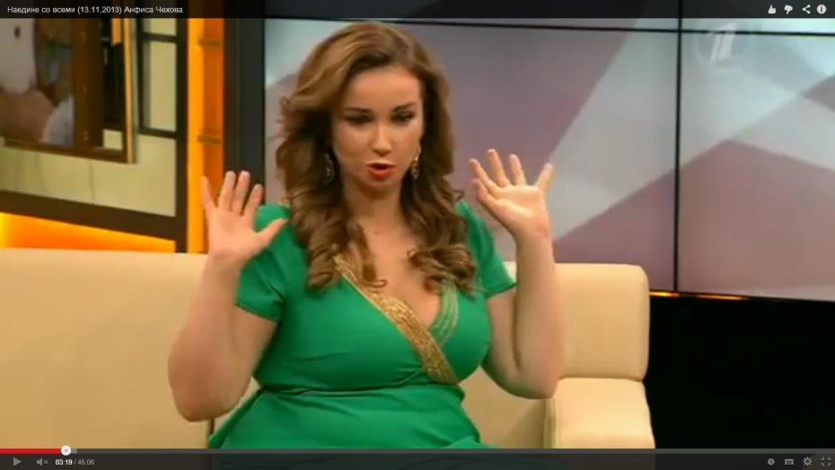Порнозвёзда Анфиса Чехова.