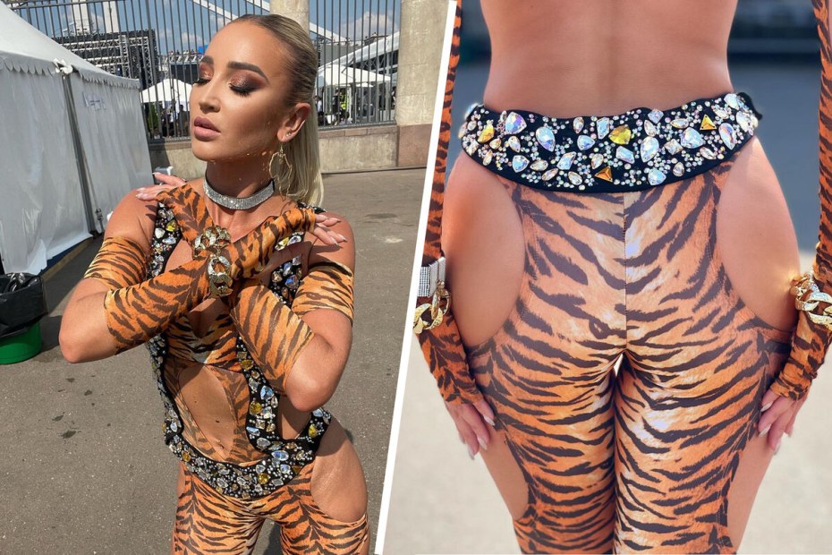 Боди арт тигр