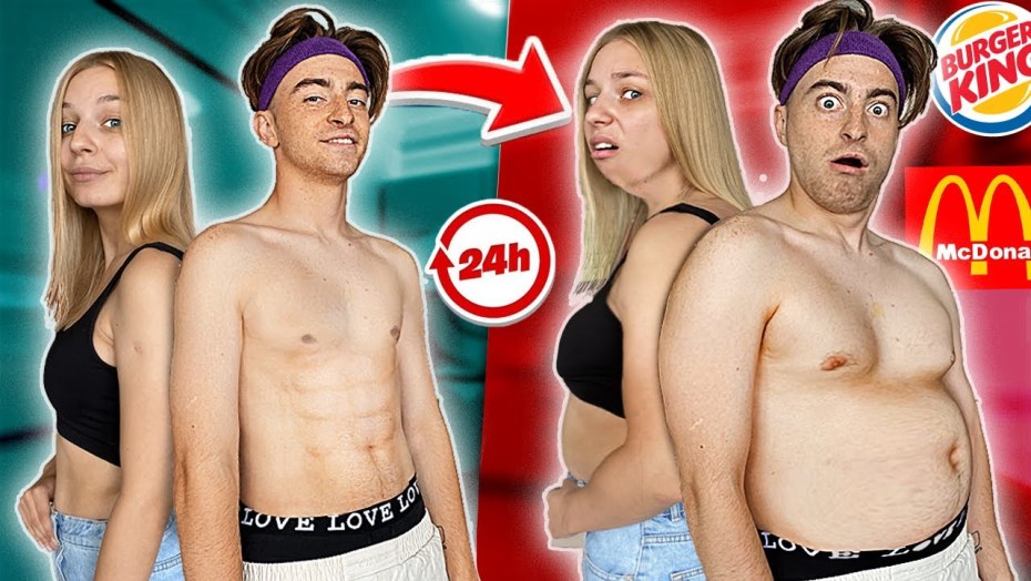 Кто больше потолстеет за 24 часа