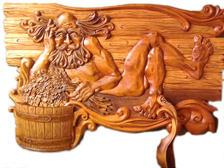 Резьба по дереву для бани