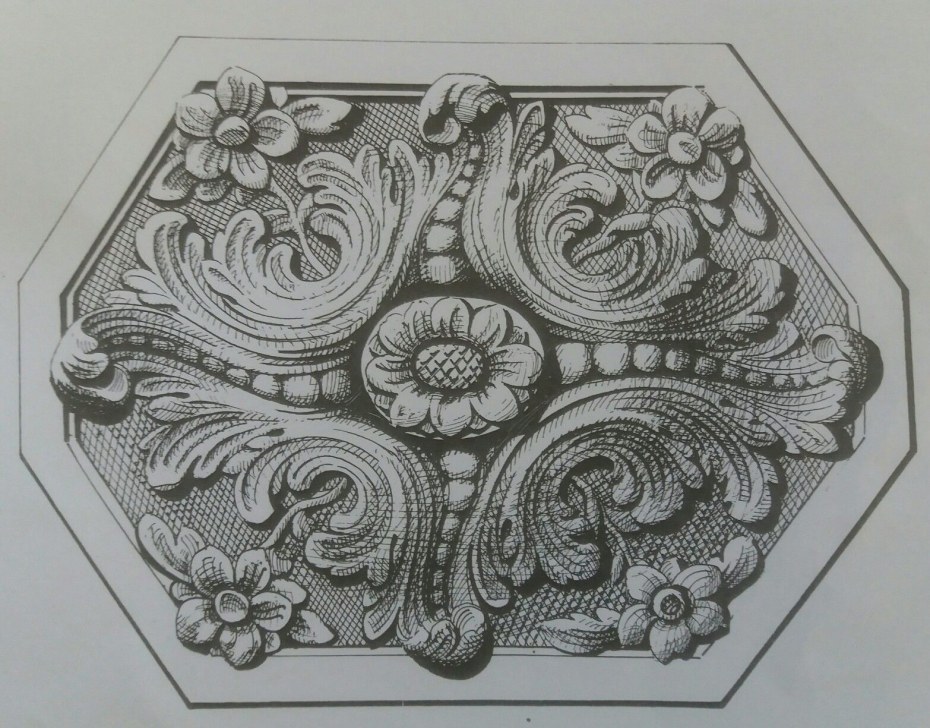 Эскиз к резной шкатулке