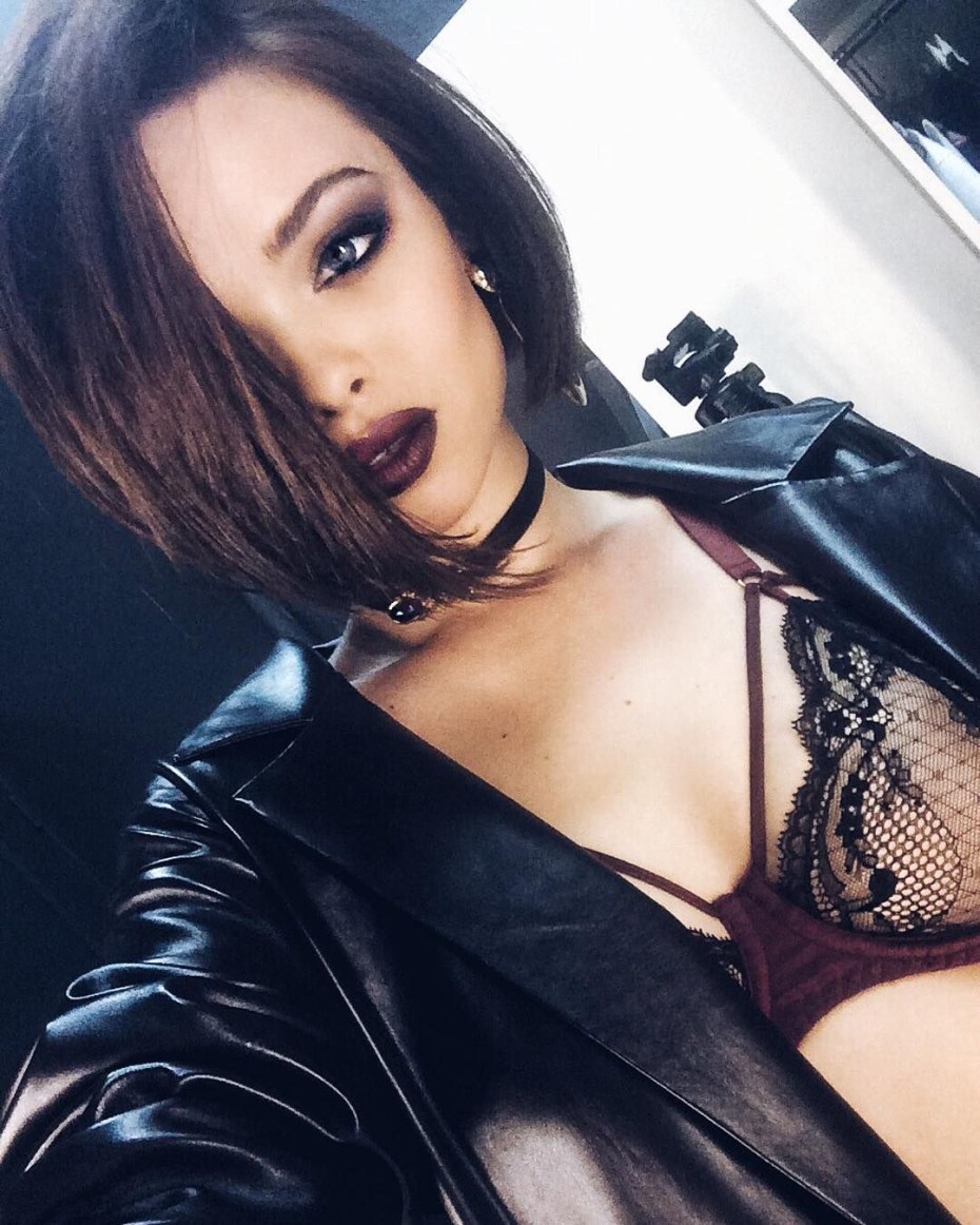 Модель Патриция в татуировках