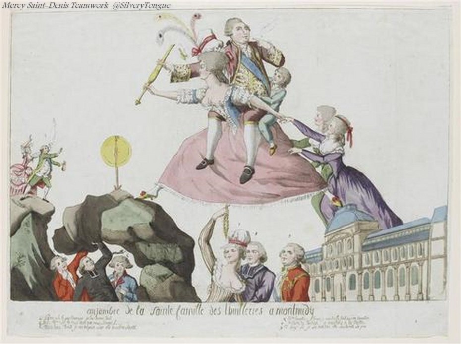 Французские карикатуры 18 века на Марию-Антуанетту