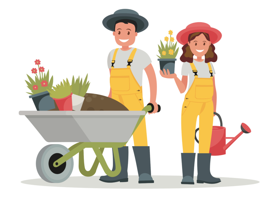 Огородник вектор