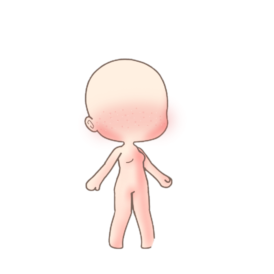 Голый персонаж гача лайф