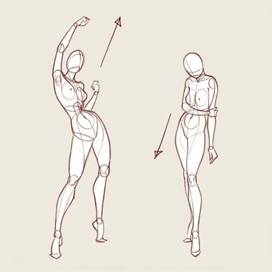 Человек в полный рост референс перспектива