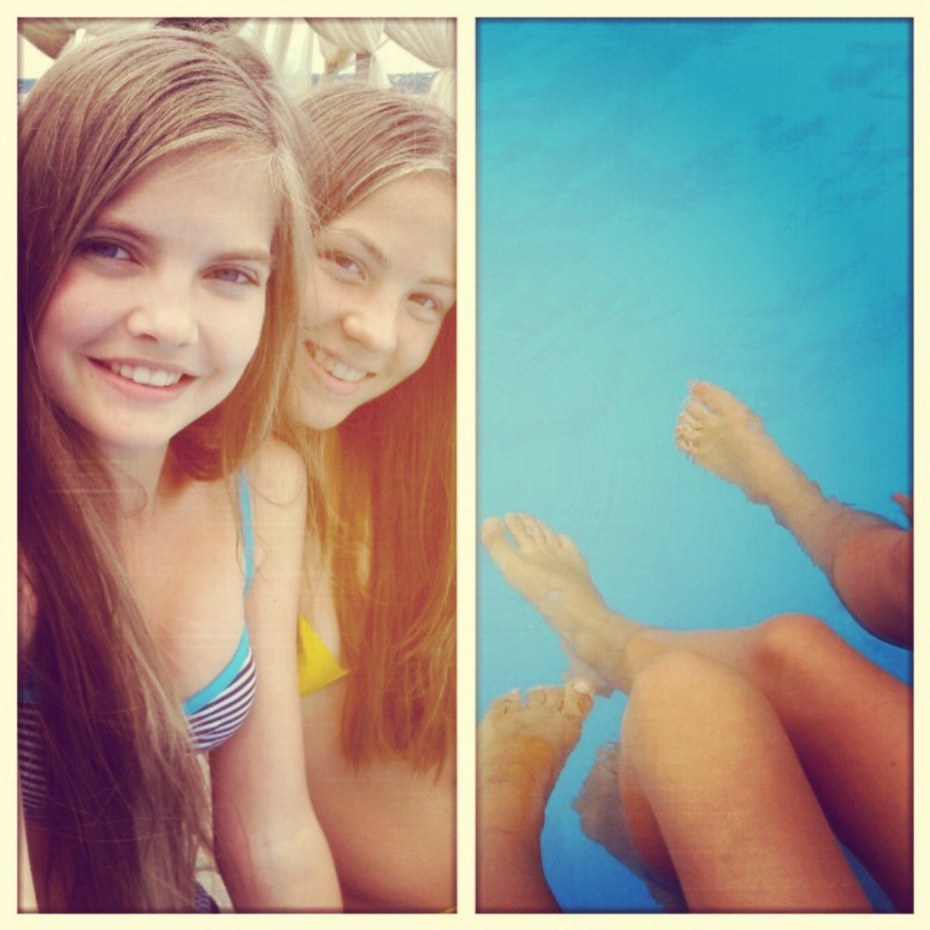 Алина Солопова в детстве