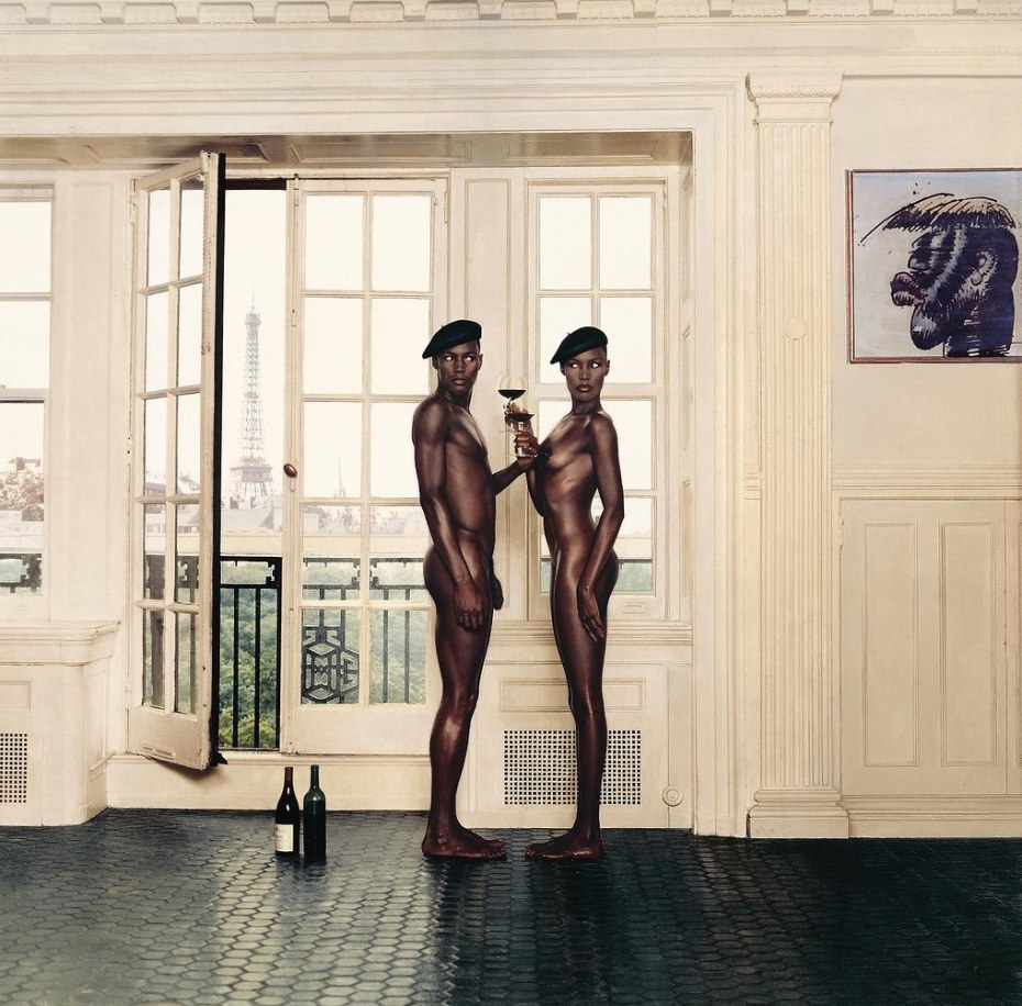 Grace Jones topless