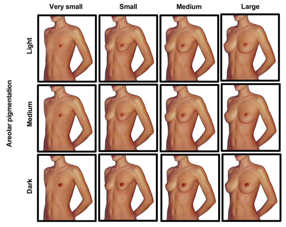 Голые женщины 2 размера груди (79 фото)