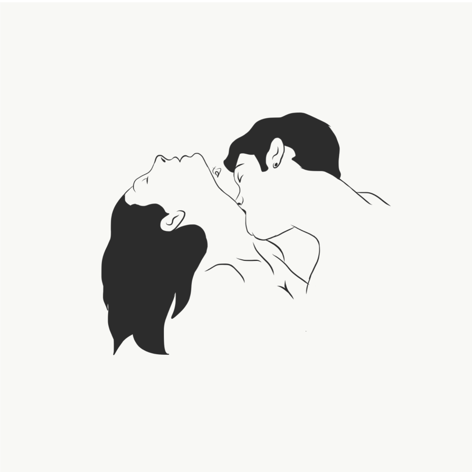 Старая заставила лизать