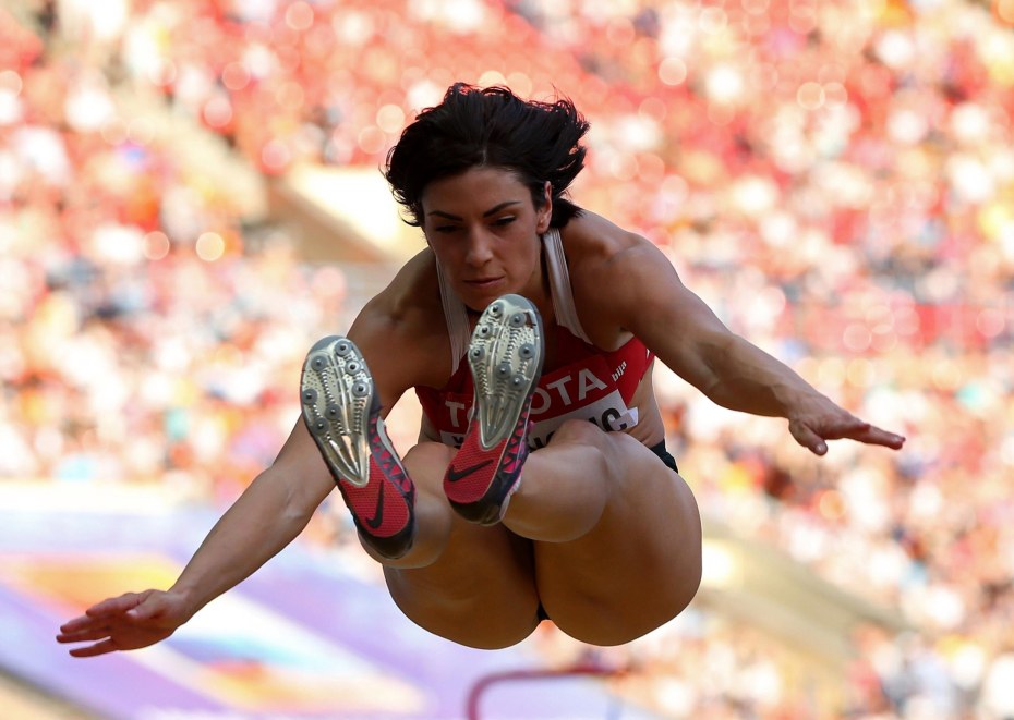 Ивана Шпанович прыжки в длину