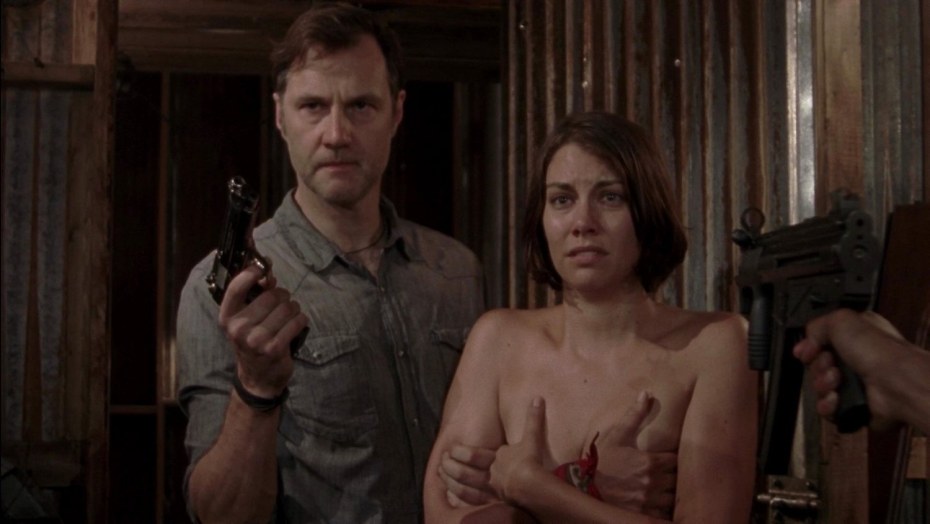 Лорен Коэн постельная сцена в ходячих