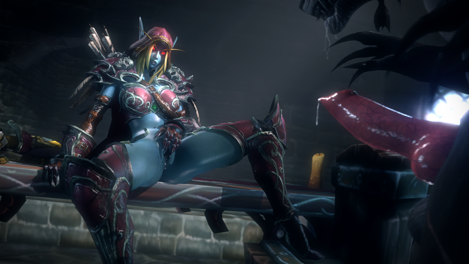 World of Warcraft Сильвана Rule 34